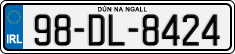 License plate of Ireland, Regular plates