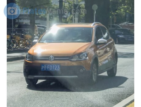 沪B·FD123, Volkswagen Polo