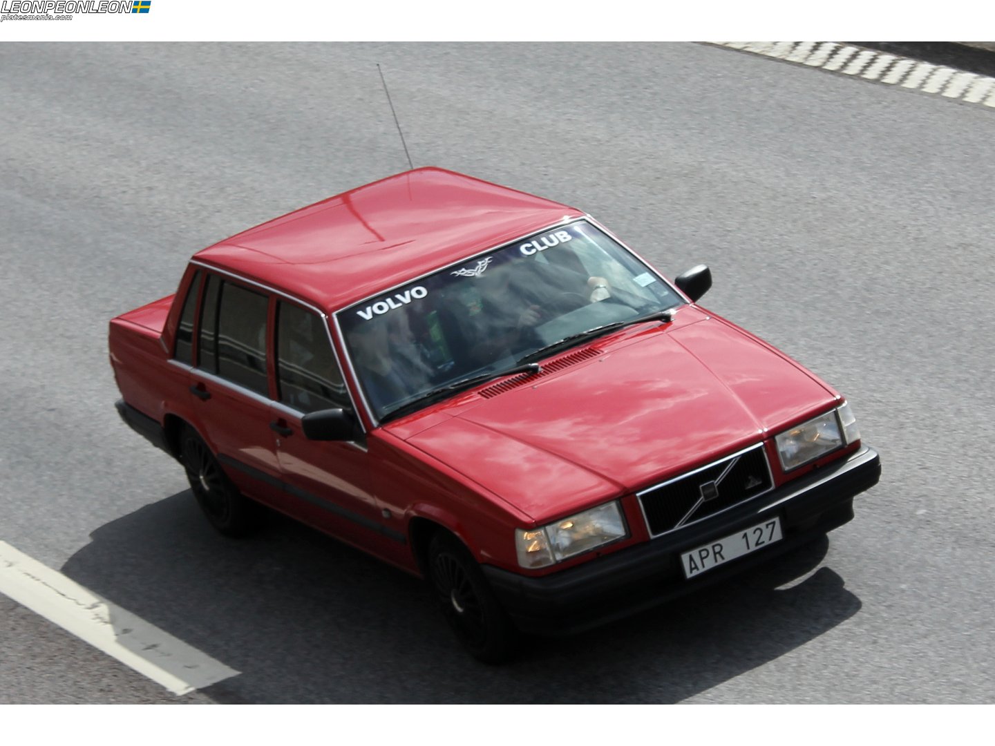 APR 127, Volvo 740 1st gen Sedan (744), facelift, 1989–1992