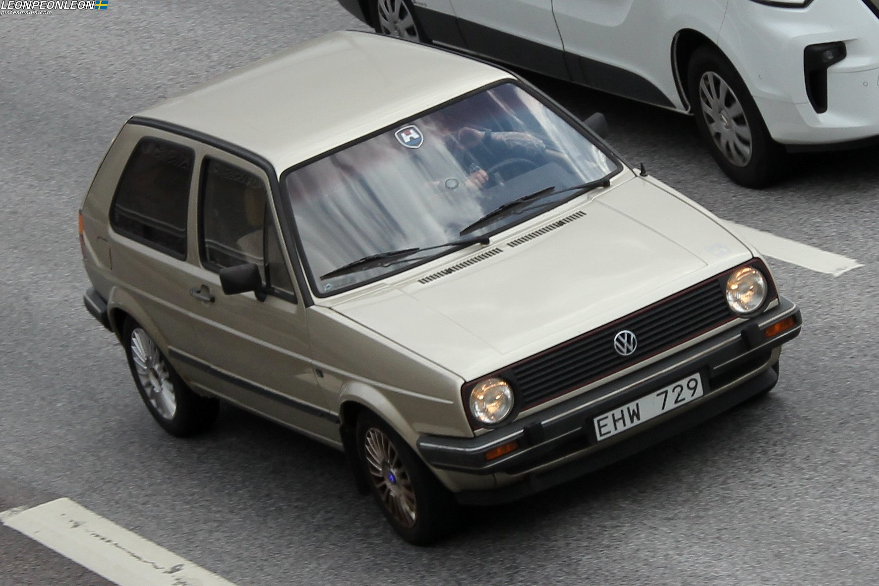 EHW 729, Volkswagen Golf 2nd gen 3-door Hatch (19/1G), 1983–1992