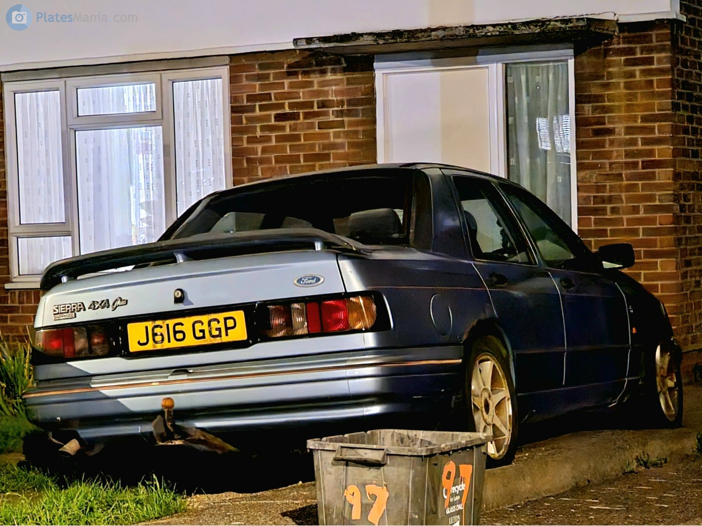 J616GGP, Ford Sierra 1st gen (Sapphire) Sedan (BFG/GB4), facelift, 1987–1993