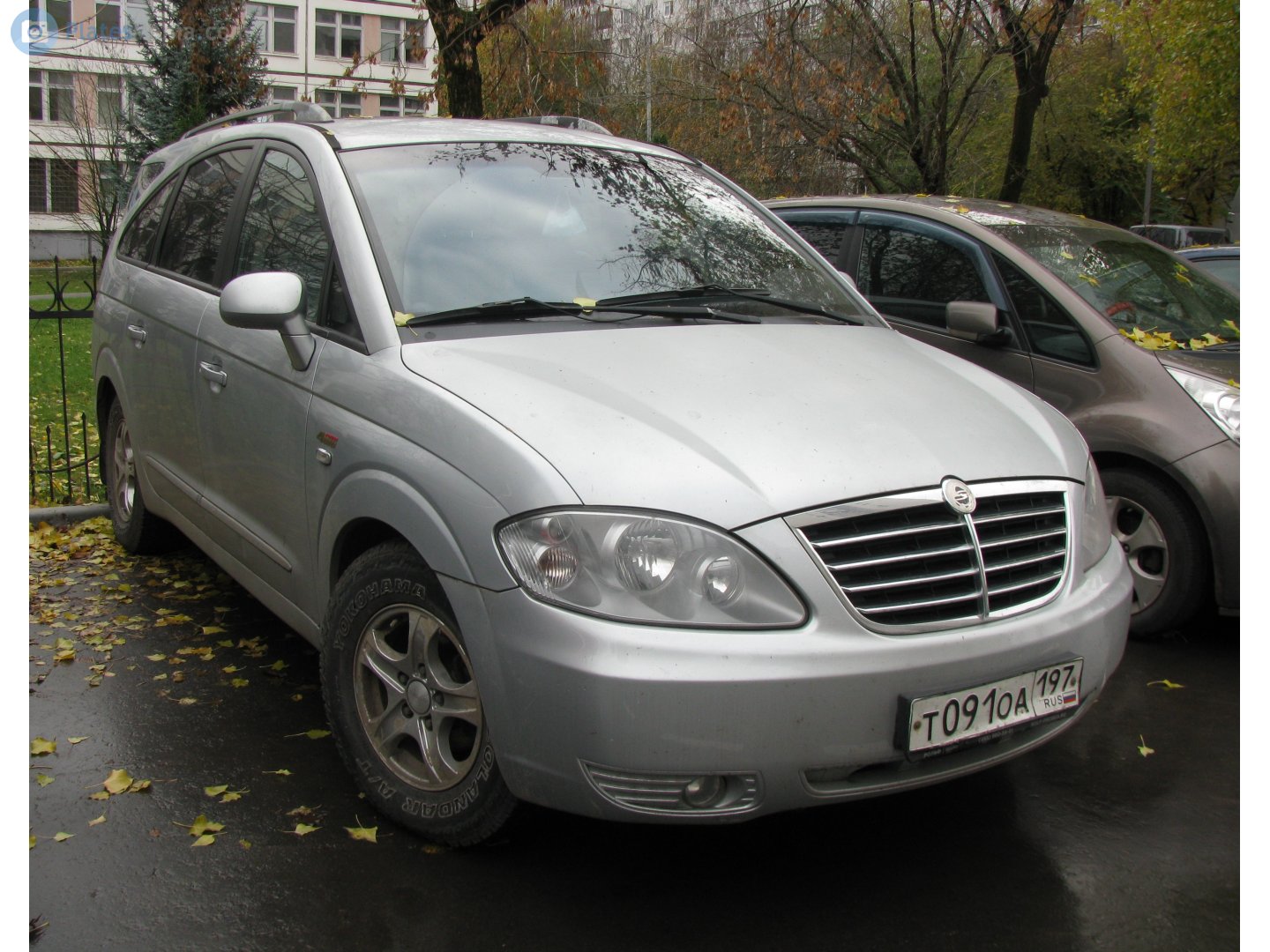 т 091 оа 197, SsangYong (KGM) Rodius / Stavic / Turismo 1st gen (A100), facelift, 2007–2013
