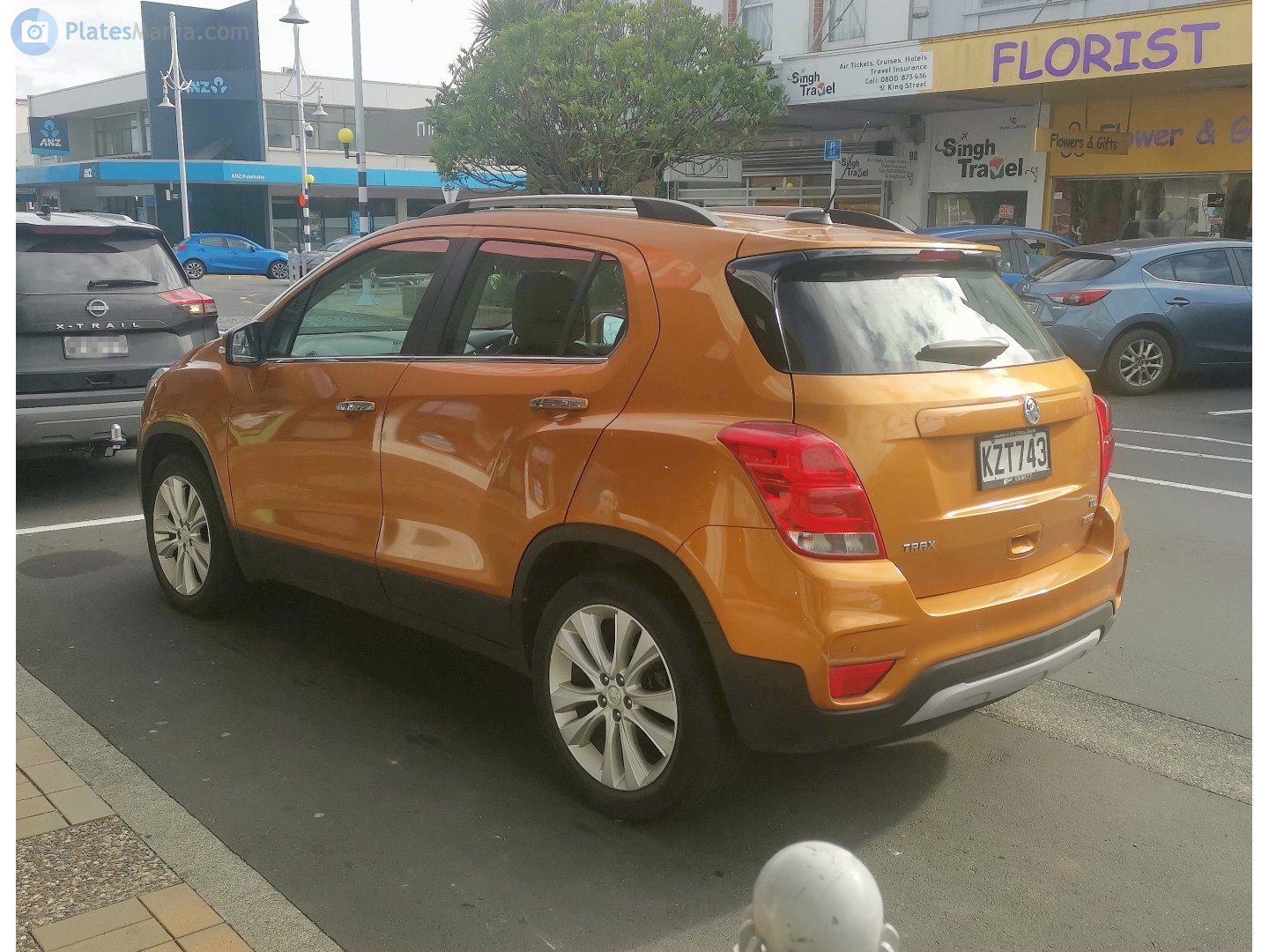 KZT743, Holden Trax 1st gen (TJ), facelift, 2016–2020