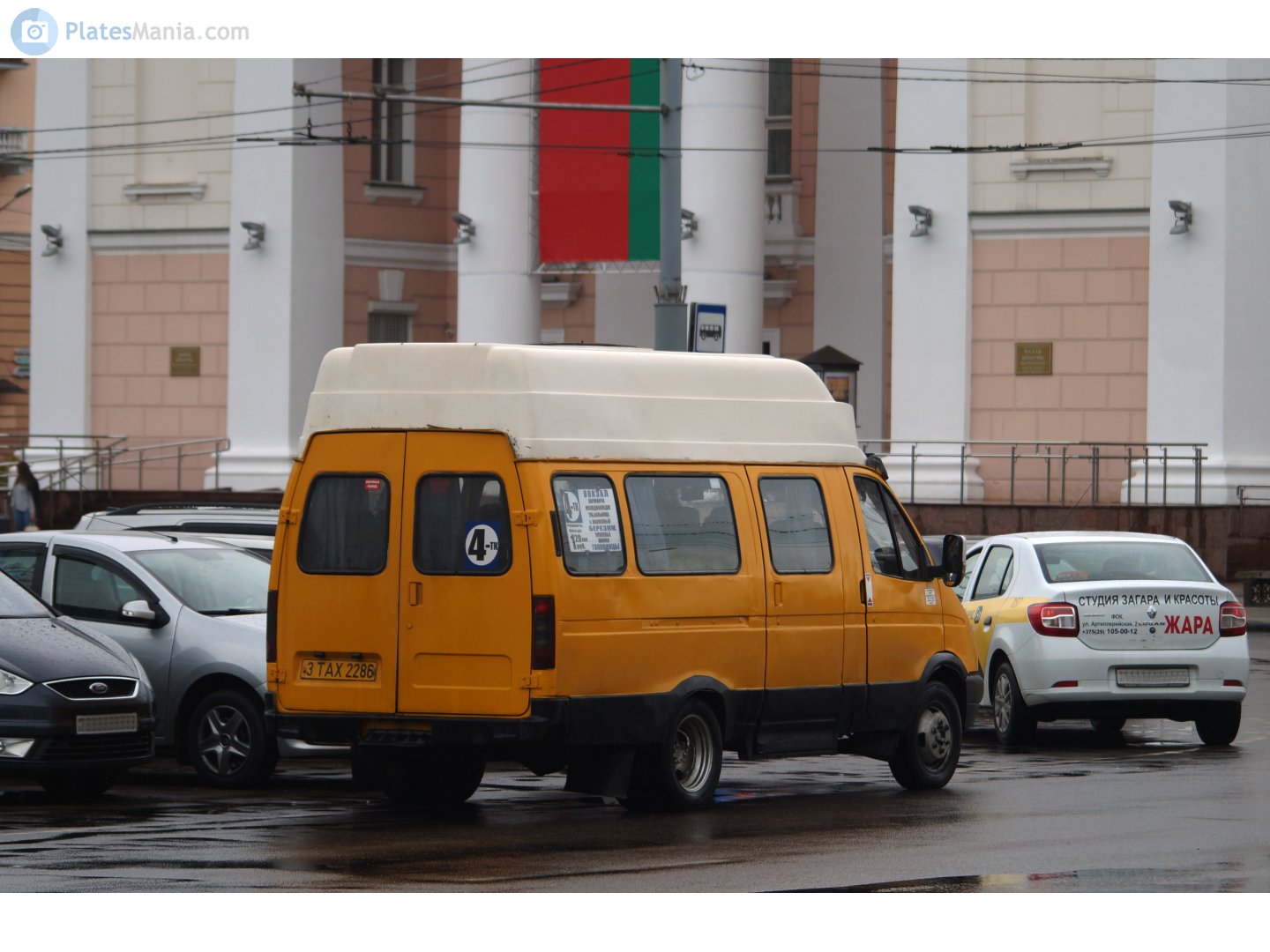 3 TAX 2286, GAZ 3221 ГАЗель 2-3221 Minibus, facelift, 2003–