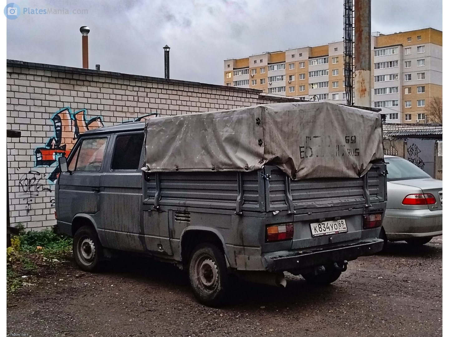 к 834 уо 69, Volkswagen Transporter 3rd gen Double Cab Pickup (T3), 1979–1992