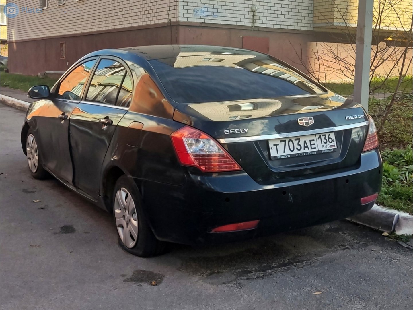 т 703 ае 136, Geely Emgrand 2nd gen Sedan (CN-market), 2014­–2018