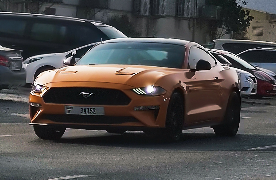 T 34752, Ford Mustang 6th gen 2-door Coupé (S550), facelift, 2017–2023