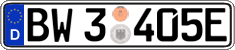 German license plate, Authorities and federal agencies