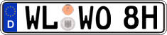 German license plate, Plates for oldtimers (type 