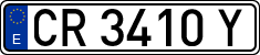License plates of Spain, 1971 year series