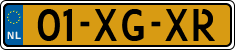 License plate of the Netherlands, Cars