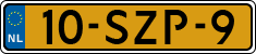 License plate of the Netherlands, Cars