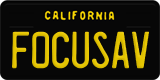 California, Vanity Plates