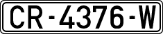 License plates of Spain, 1971 year series