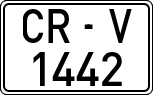 License plates of Spain, 1971 year series