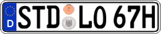 German license plate, Plates for oldtimers (type 