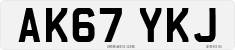 License plate of the United Kingdom, 2001 year system