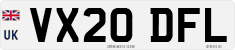 License plate of the United Kingdom, 2001 year system