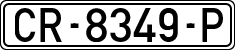 License plates of Spain, 1971 year series