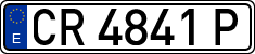 License plates of Spain, 1971 year series