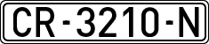 License plates of Spain, 1971 year series