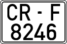 License plates of Spain, 1971 year series