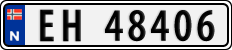 License plate of Norway, Cars