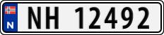License plate of Norway, Cars