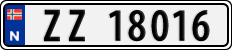 License plate of Norway, Cars