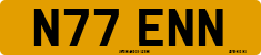 License plate of the United Kingdom, 1983 year system