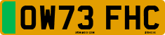 License plate of the United Kingdom, 2001 year system