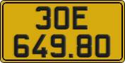 License plate of Vietnam, Commercial vehicles