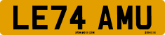 License plate of the United Kingdom, 2001 year system