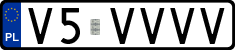 License plates of Poland, Vanity Plates