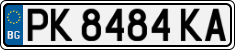 License plate of Bulgaria, Cars