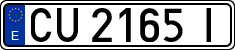 License plates of Spain, 1971 year series