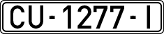 License plates of Spain, 1971 year series