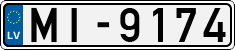 License plate of Latvia, Regular car plates
