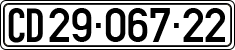 License plate of Israel, Diplomatic