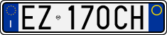 License plate of Italy, Cars (1994 year series)