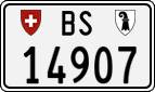 License plate of Switzerland, Cars