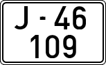 License plates of Spain, 1900 year series