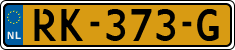 License plate of the Netherlands, Cars