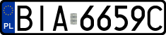 License plates of Poland, Regular car plates