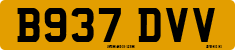 License plate of the United Kingdom, 1983 year system