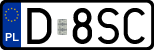 License plates of Poland, Regular car plates