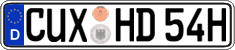 German license plate, Plates for oldtimers (type 