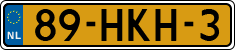 License plate of the Netherlands, Cars