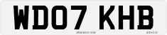 License plate of the United Kingdom, 2001 year system