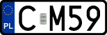 License plates of Poland, Regular car plates